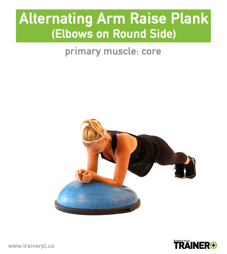 Dynamic Unstable Planks Bosu Trainer Plus